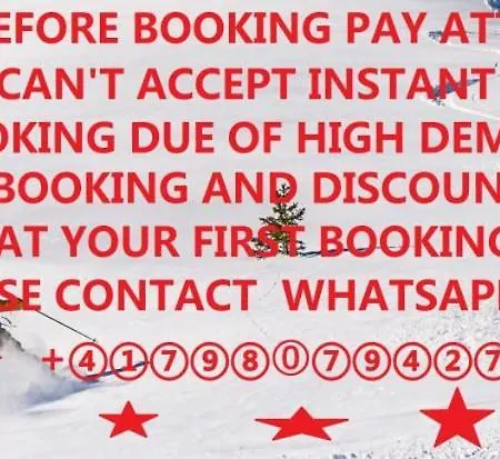 Villa Contact Us At What App - 0041-798-079-427 To Book!! - Chalet Ski De Luxe Ultra-moderne *